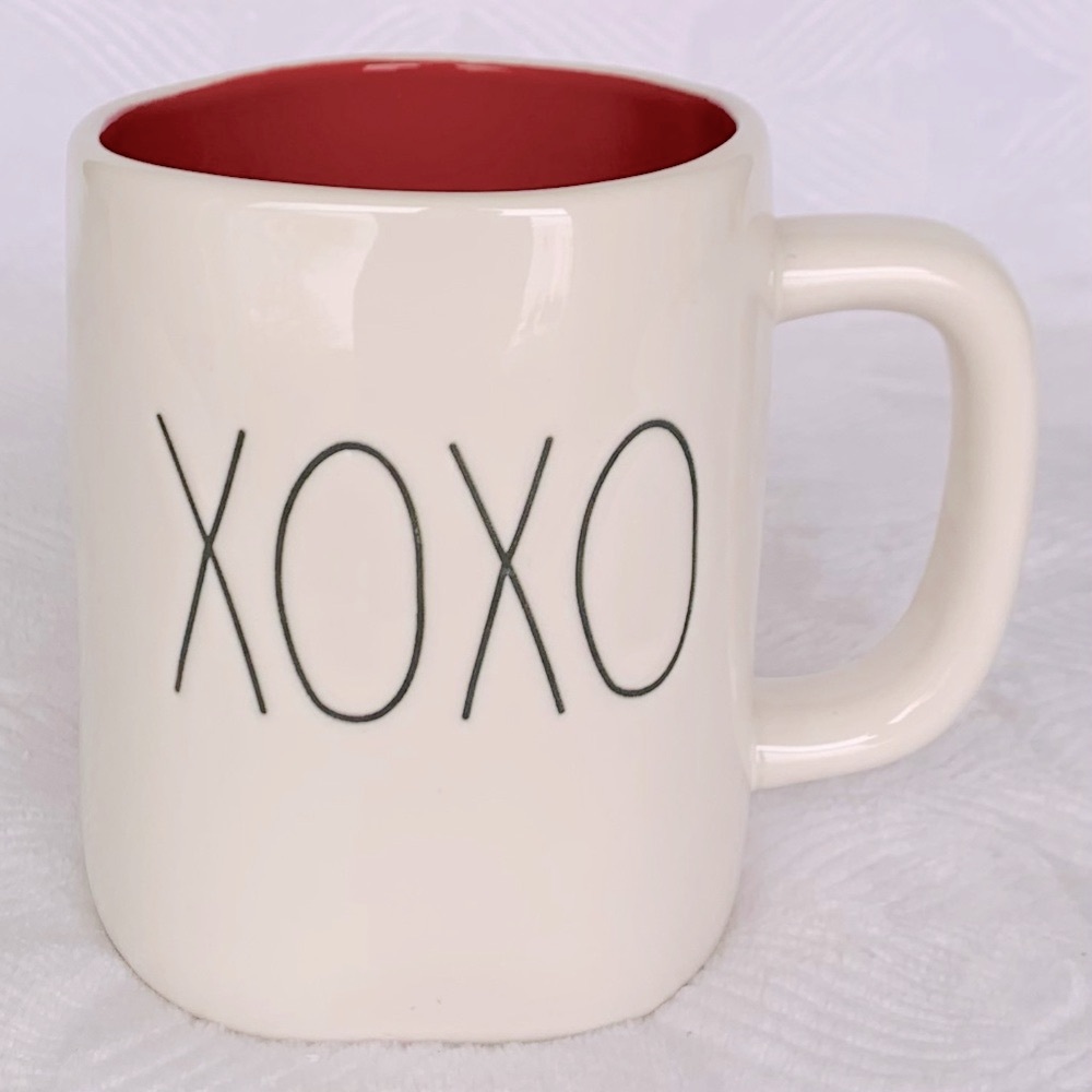 SALE - Rae Dunn XOXO Valentine Hugs and Kisses Coffee Mug
